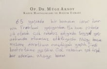 Çok rahatım çok teşekkür ederim.